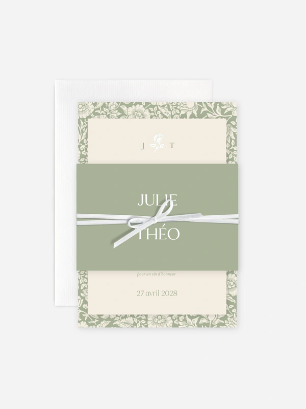 Faire-part de mariage Mallow