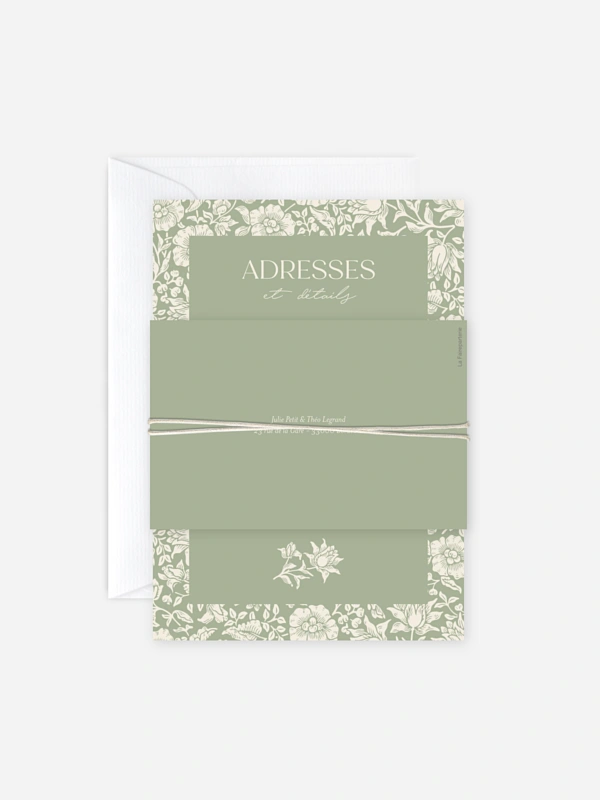 Faire-part de mariage Mallow