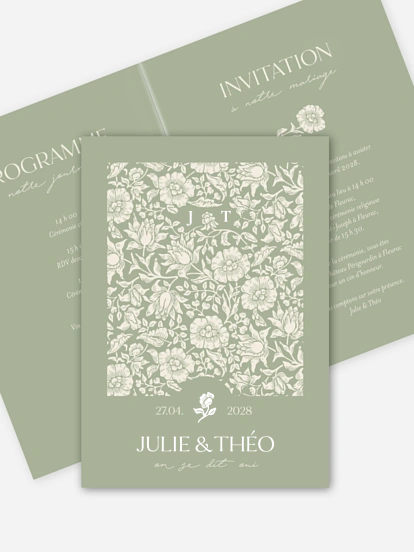 Faire-part de mariage Mallow