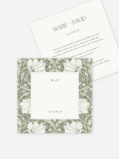 Carton d'invitation Pimpernel