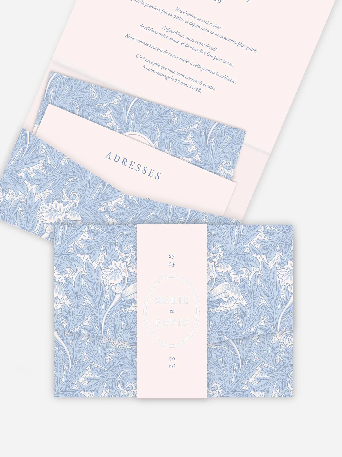 Faire-part de mariage Tulip