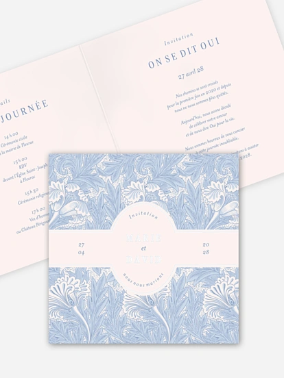 Faire-part de mariage Tulip