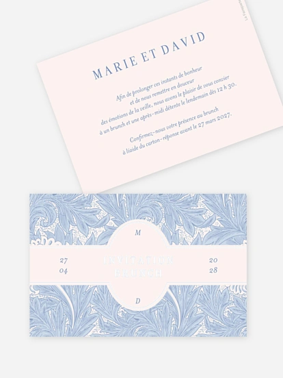 Carte brunch Tulip