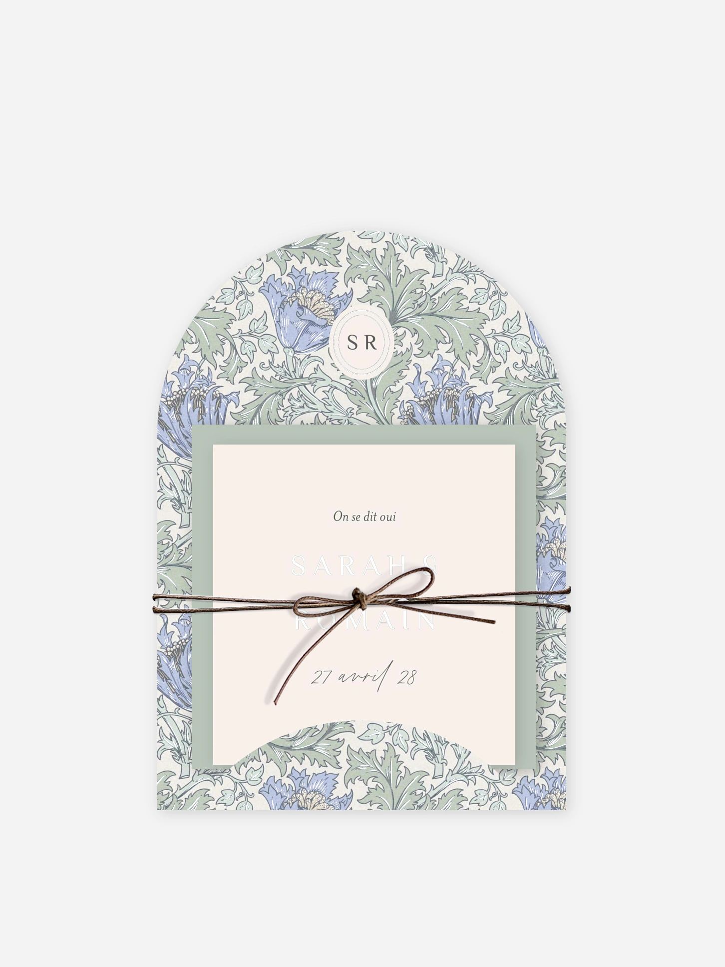 Faire-part de mariage Anemone