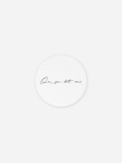 Stickers mariage Juste à deux