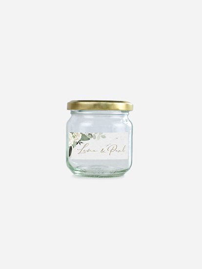 Étiquette cadeau mariage Poésie de roses III