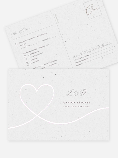 Carton réponse Le plus beau Oui II