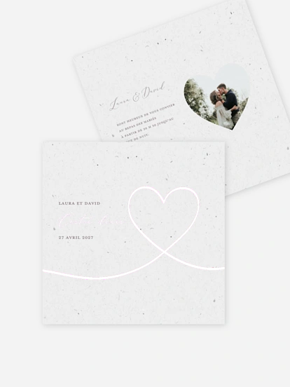 Carton d'invitation Le plus beau Oui II