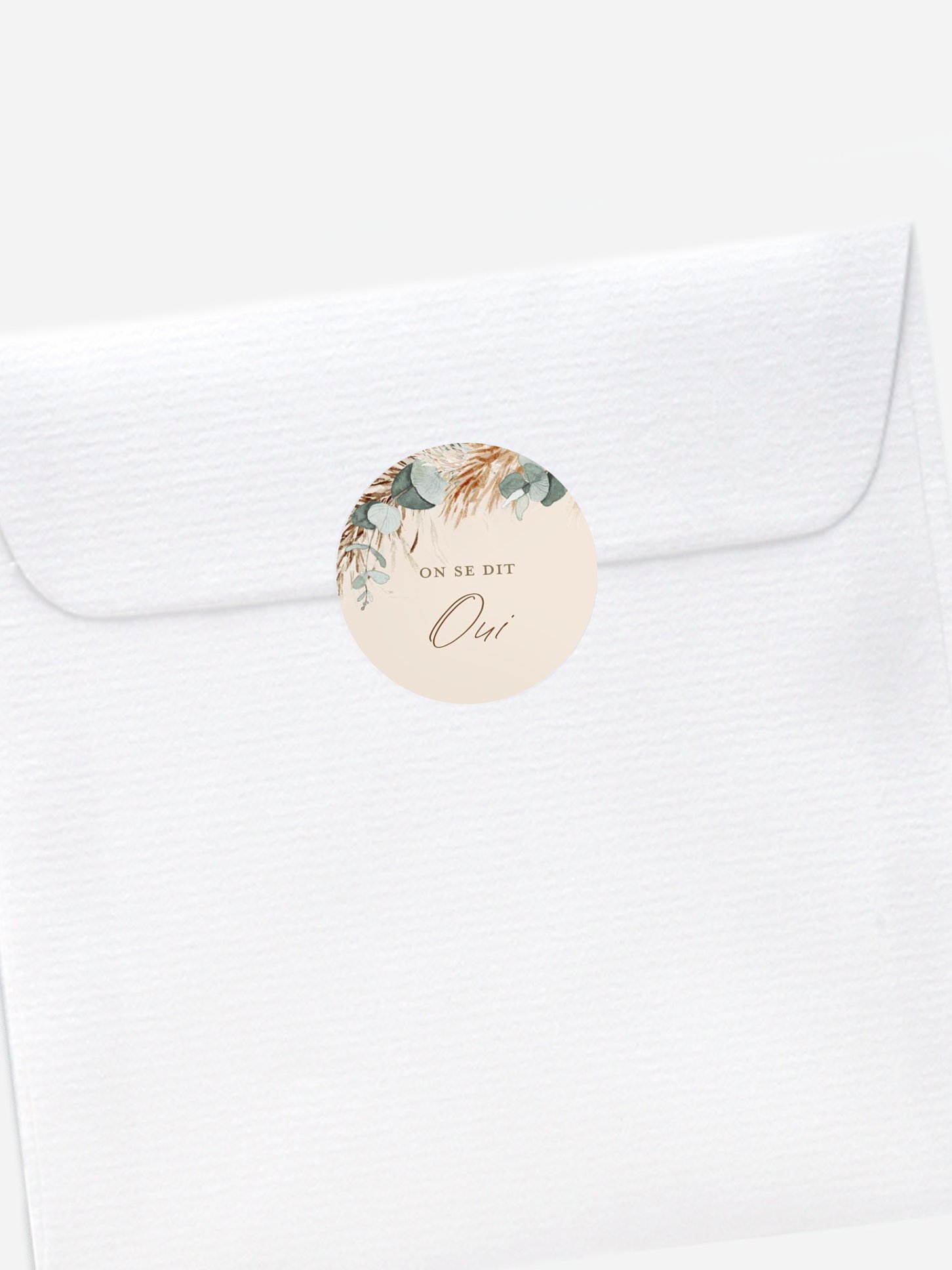 Stickers mariage Pampa champêtre
