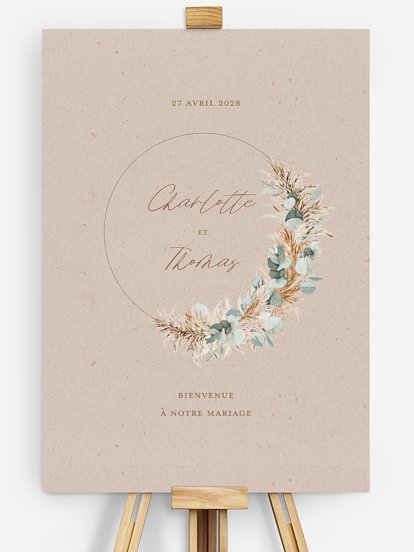 Livre d'or mariage Pampa - Le Comptoir du Bonheur