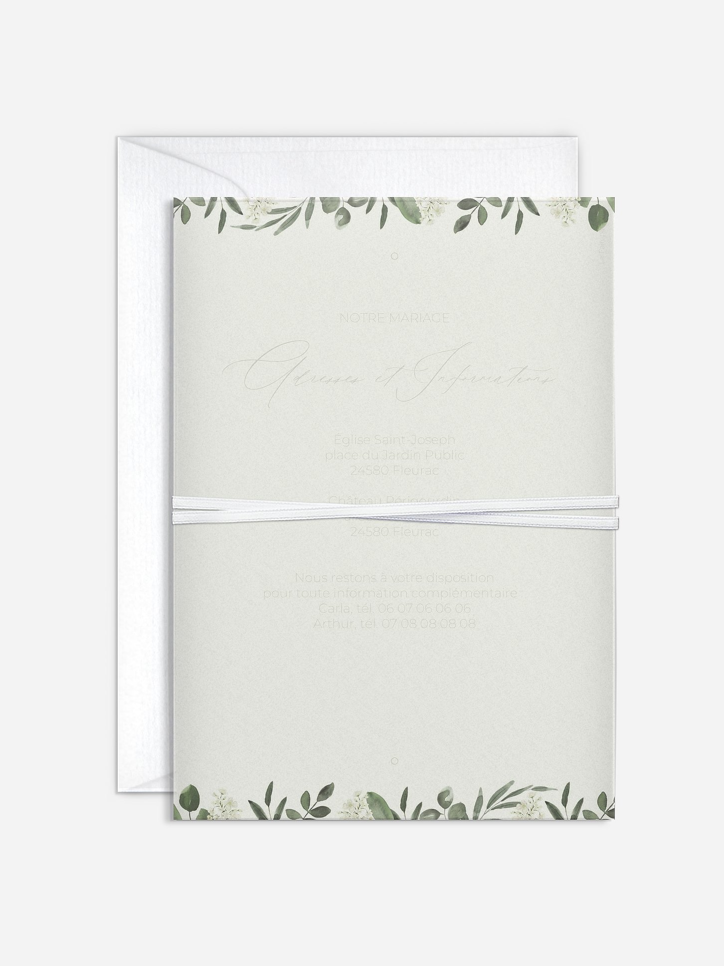 Faire-part de mariage Senteur provençale