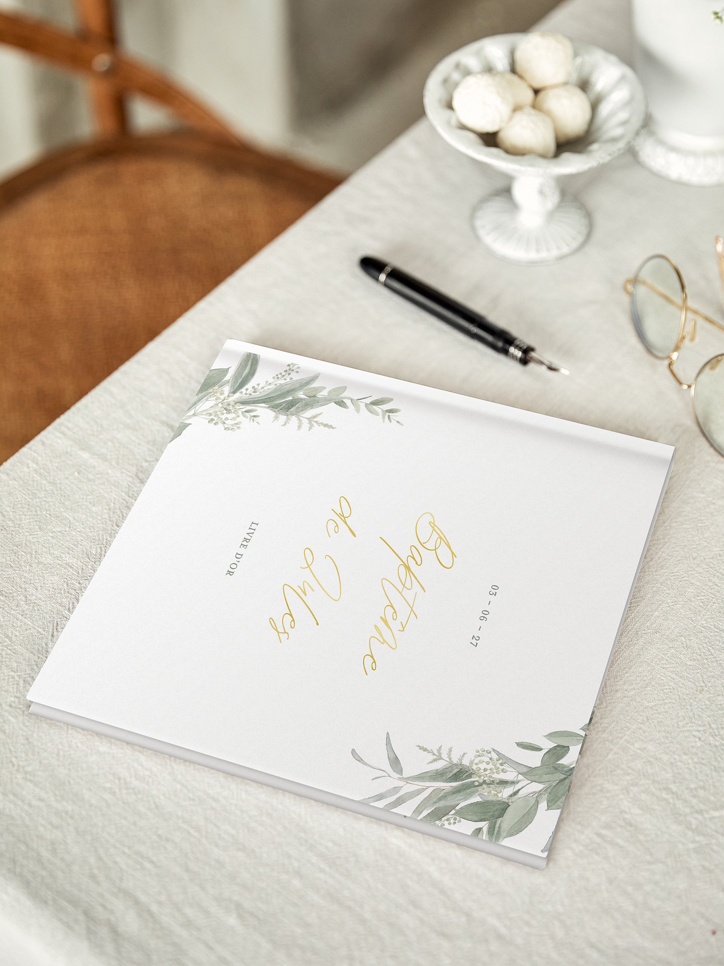 Livre d’or baptême Promesse champêtre