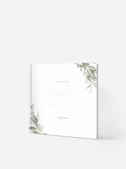 Livre d’or baptême Promesse champêtre
