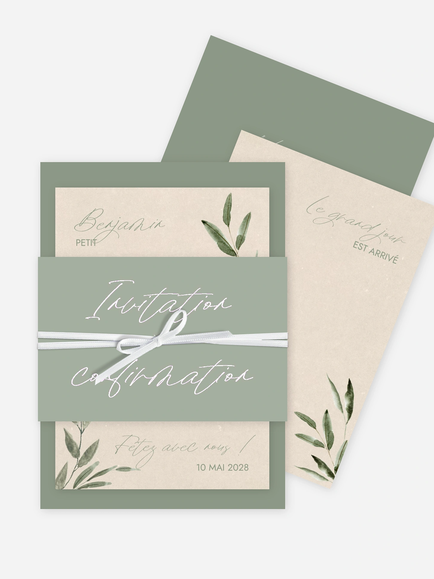 Invitation Confirmation Green Dreams