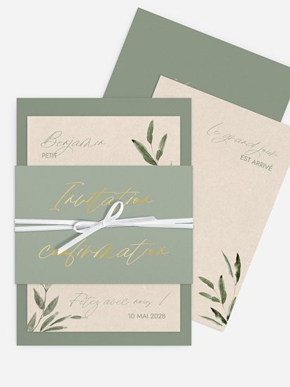 Invitation Confirmation Green Dreams