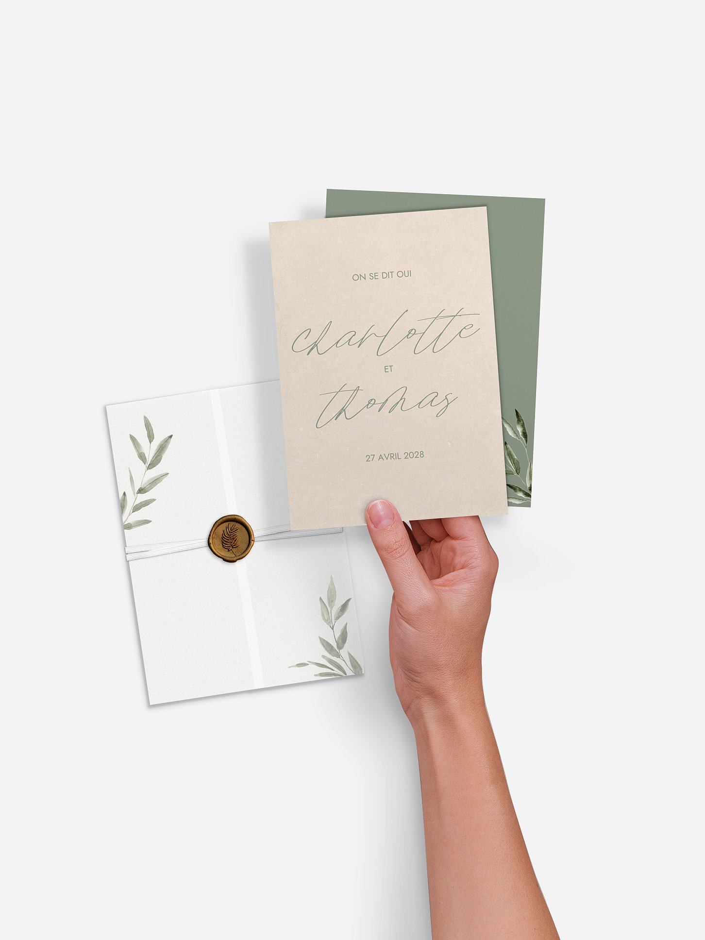 Faire-part de mariage Green Dreams