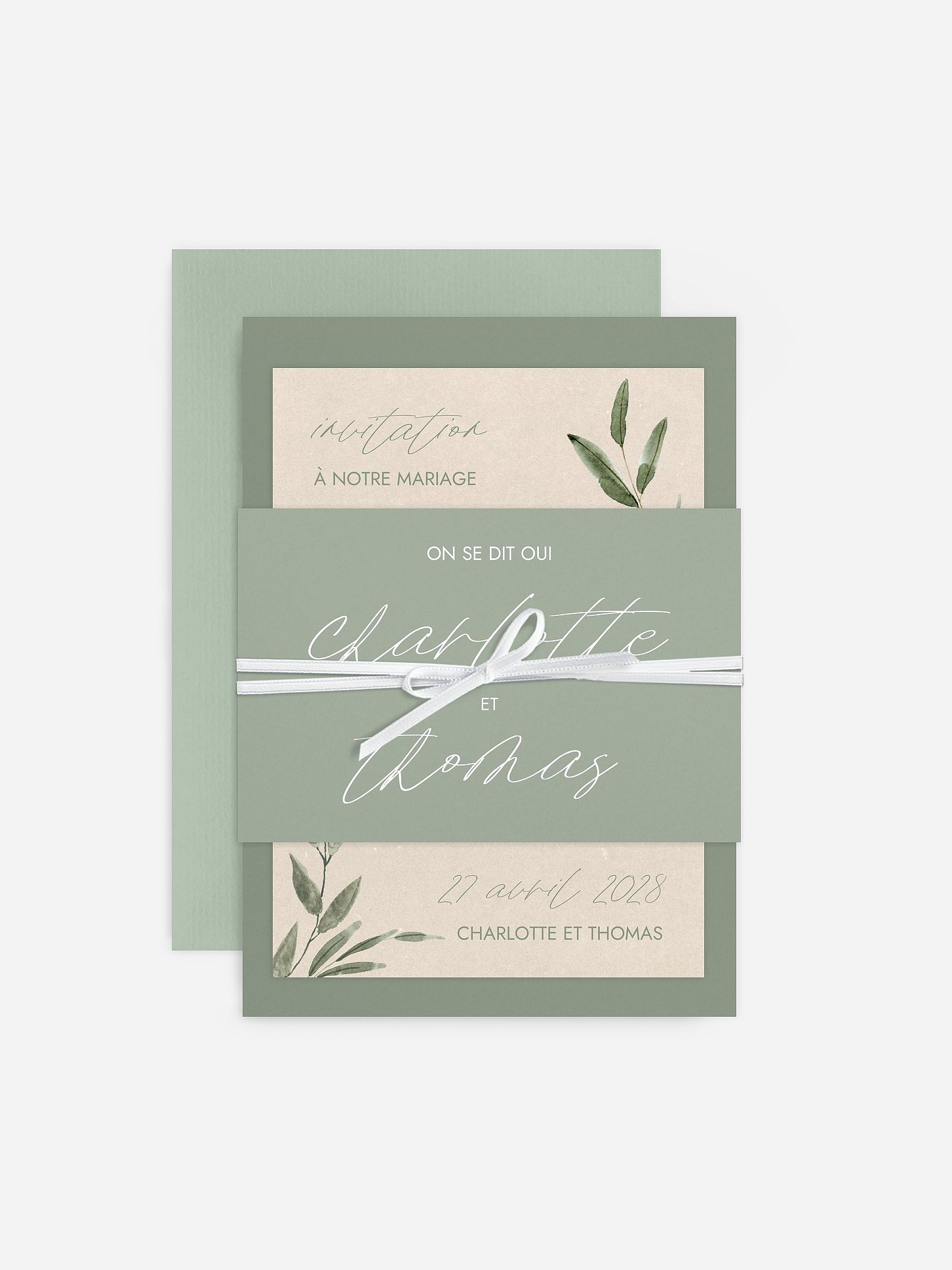 Faire-part de mariage Green Dreams