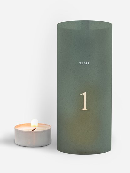 Numéro de table mariage Elegant Love