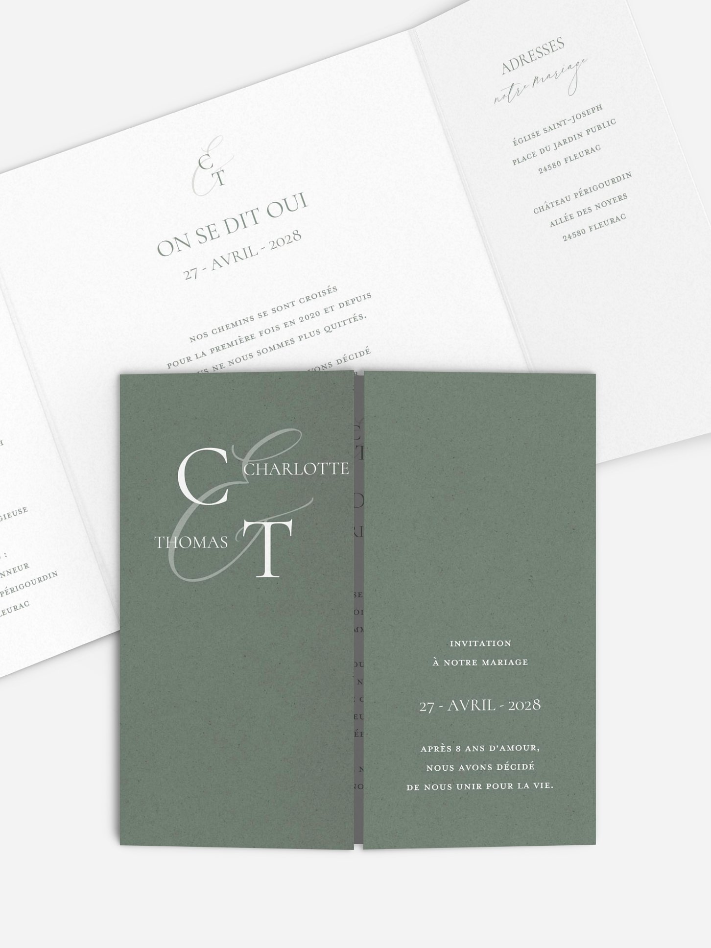 Faire-part de mariage Elegant Love