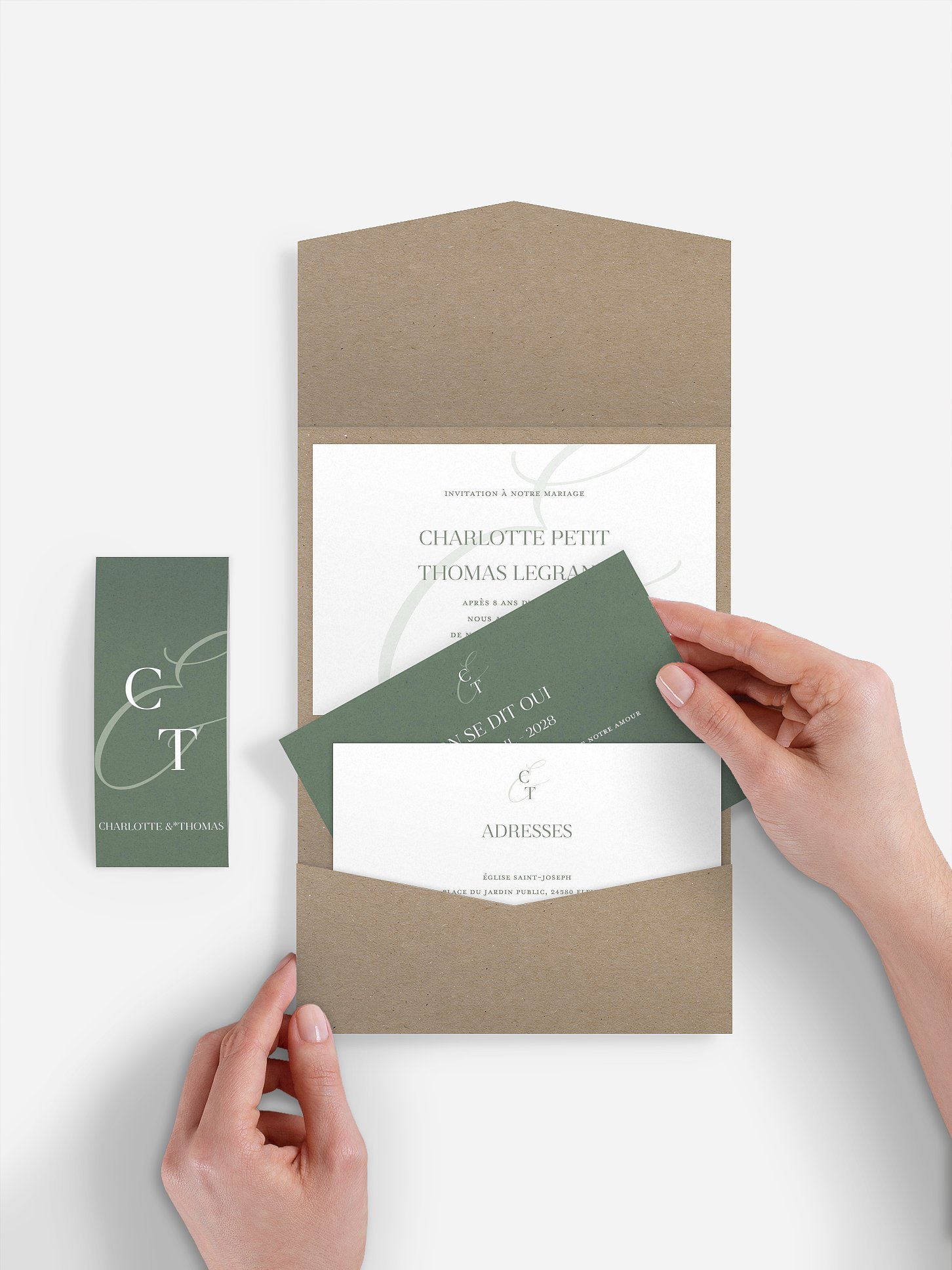 Faire-part de mariage Elegant Love