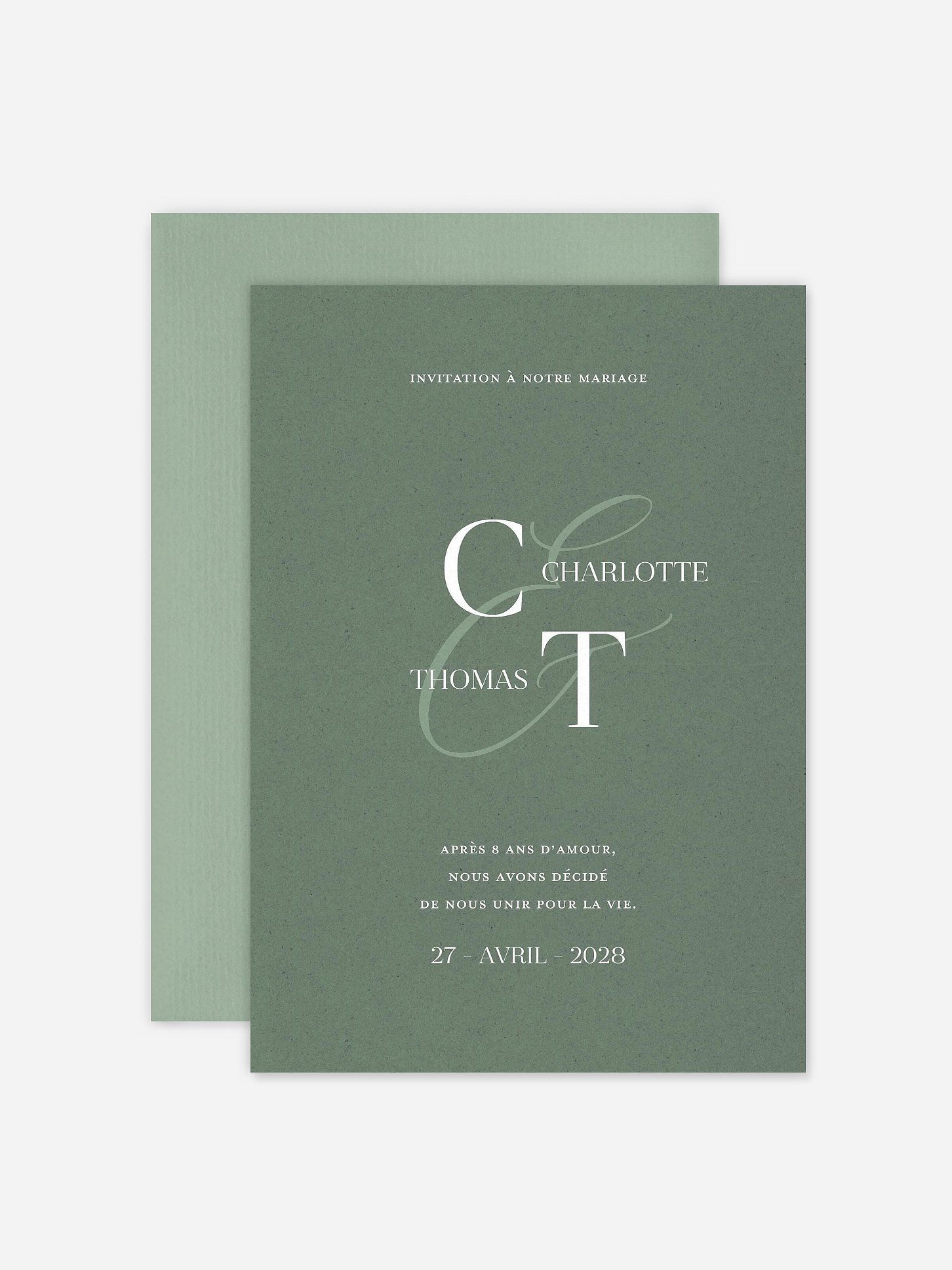 Faire-part de mariage Elegant Love