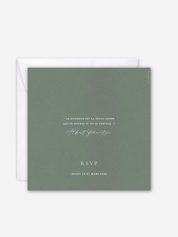 Faire-part de mariage Elegant Love