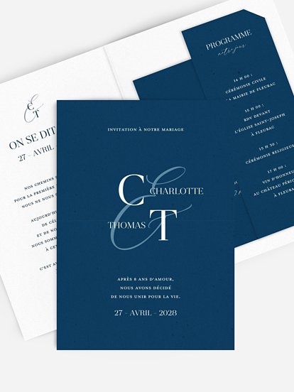 Faire-part de mariage Elegant Love