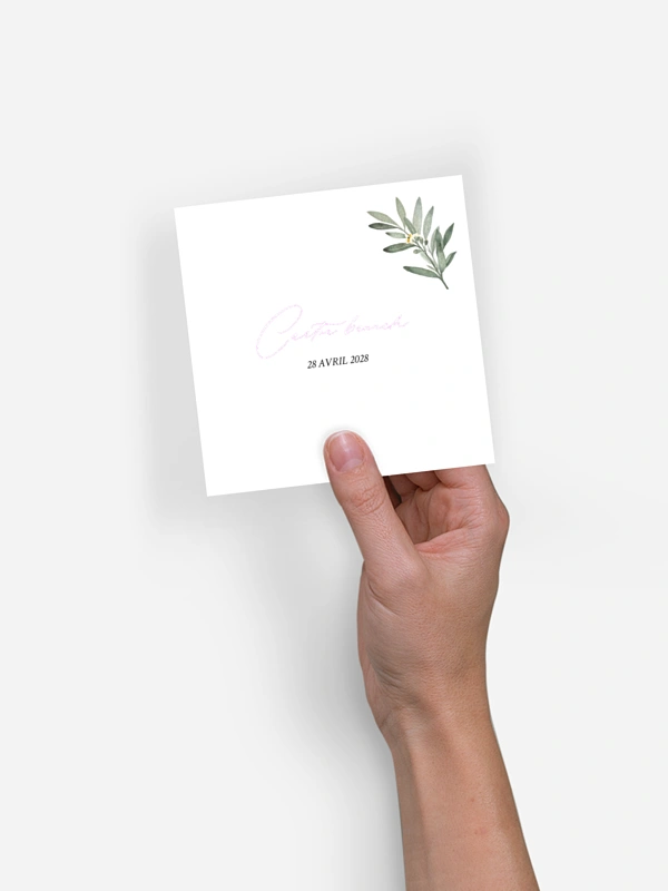 Carte brunch Olivier chic