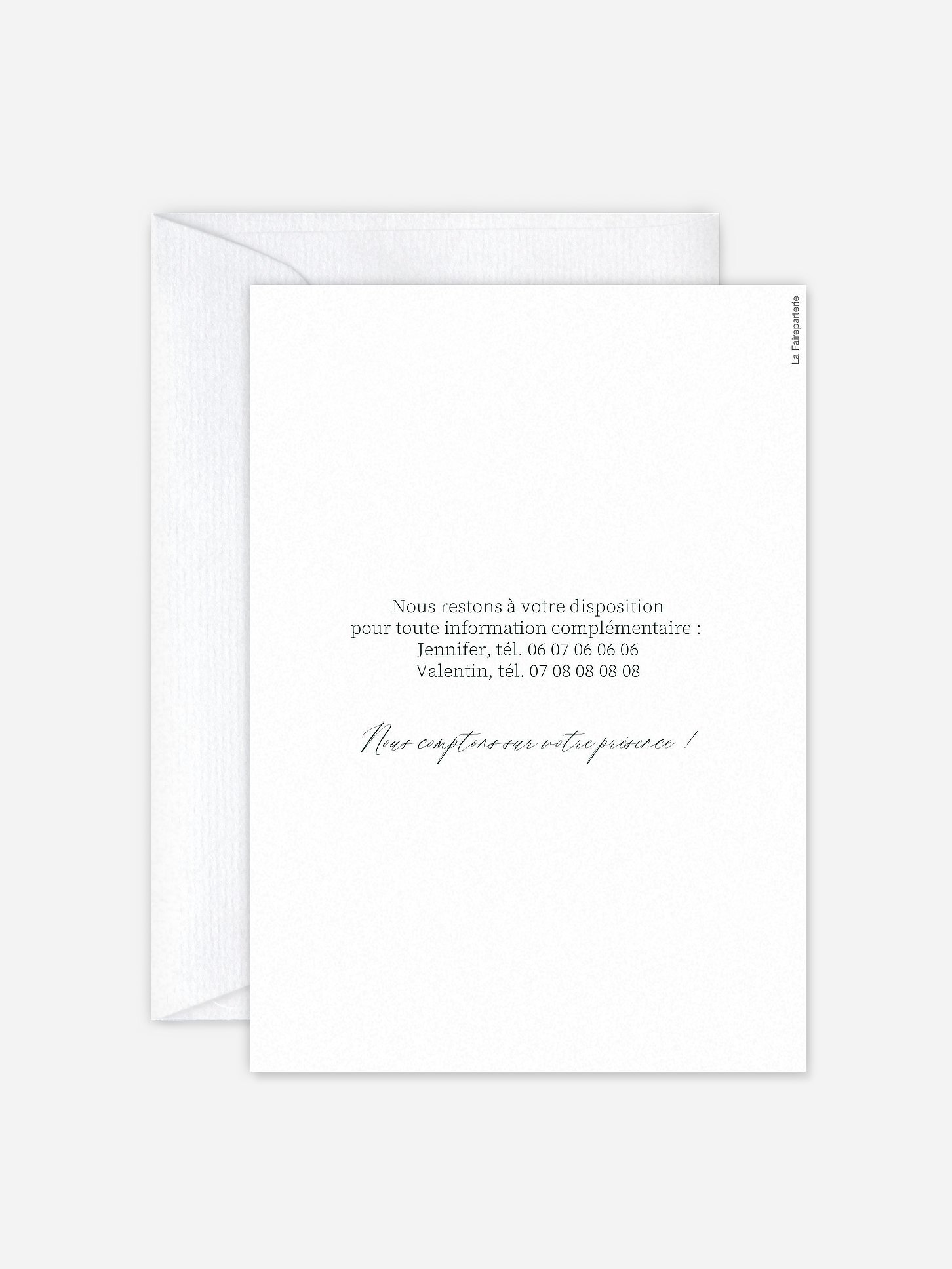 Faire-part de mariage Greenery Garden