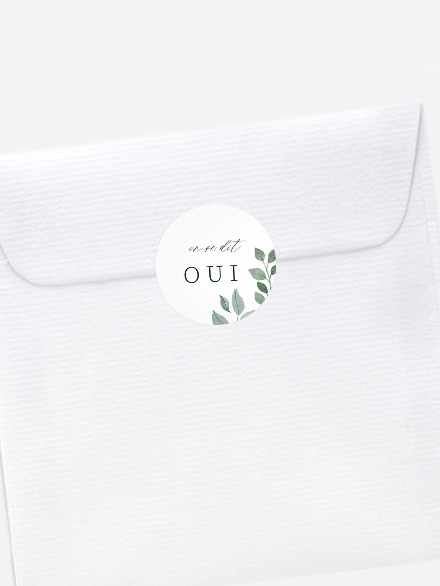 Stickers mariage Greenery Garden
