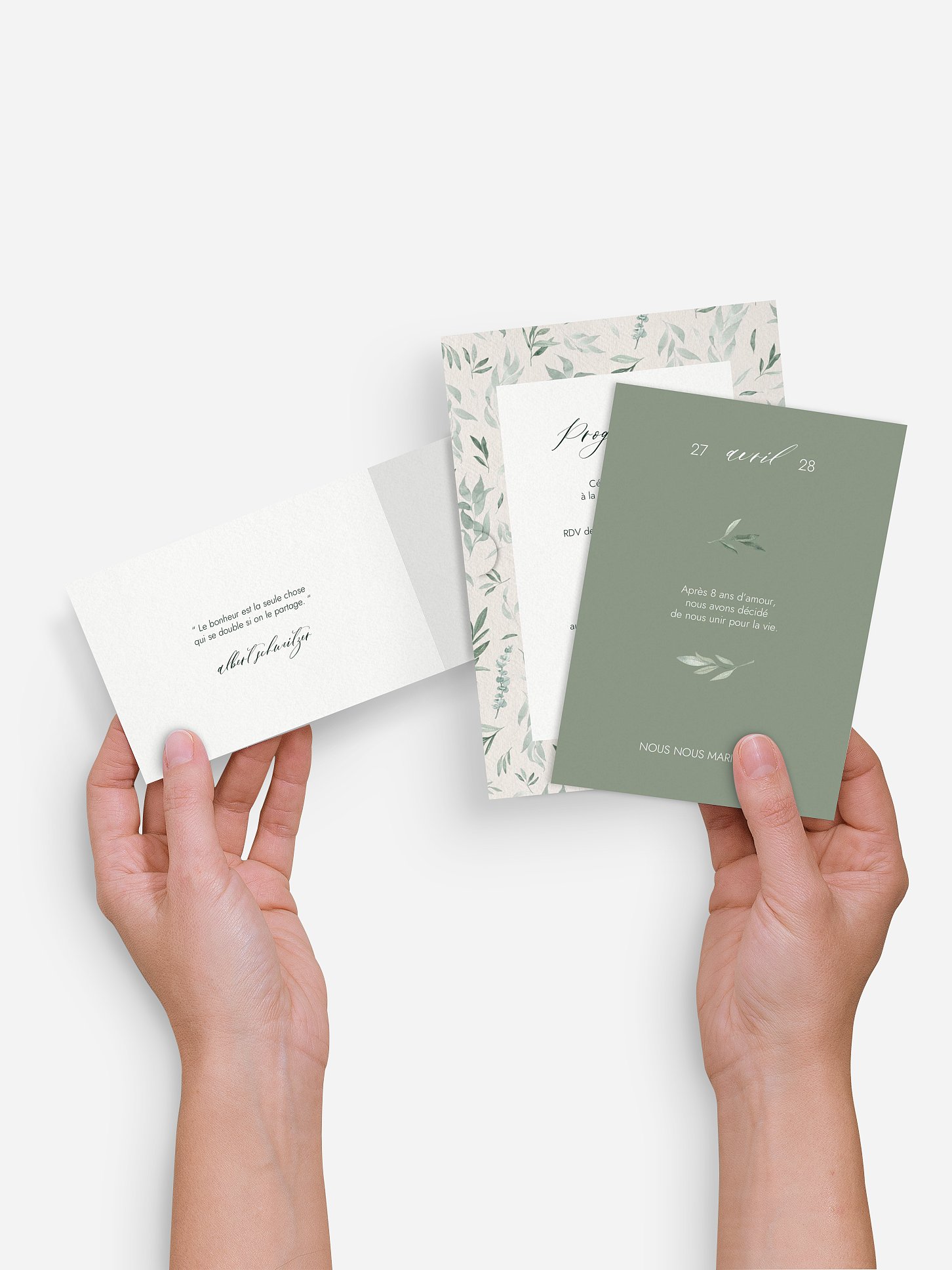 Faire-part de mariage Garden Romance