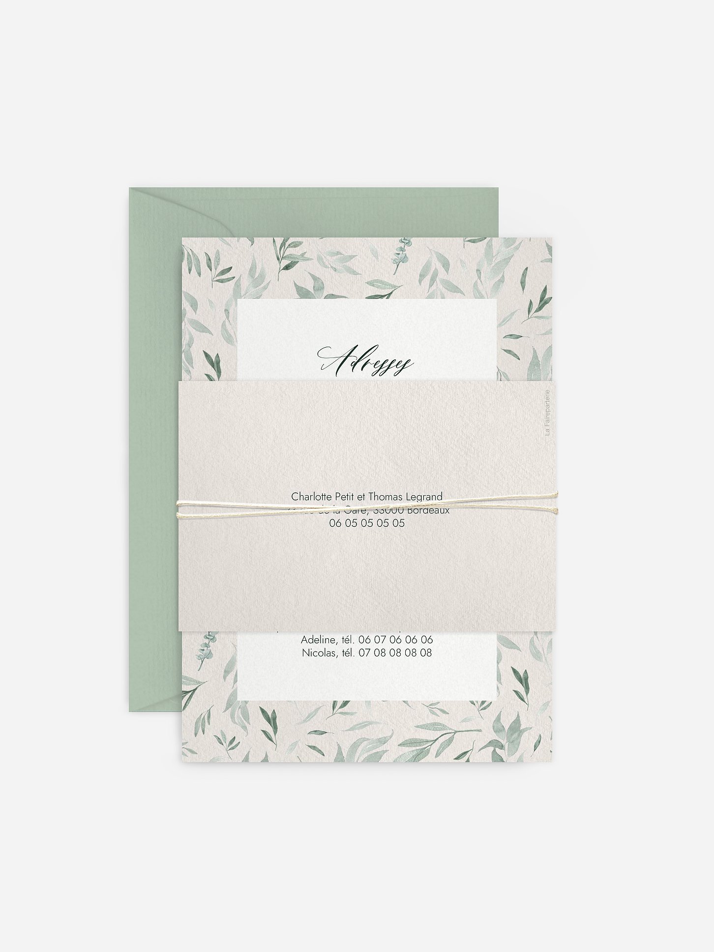Faire-part de mariage Garden Romance