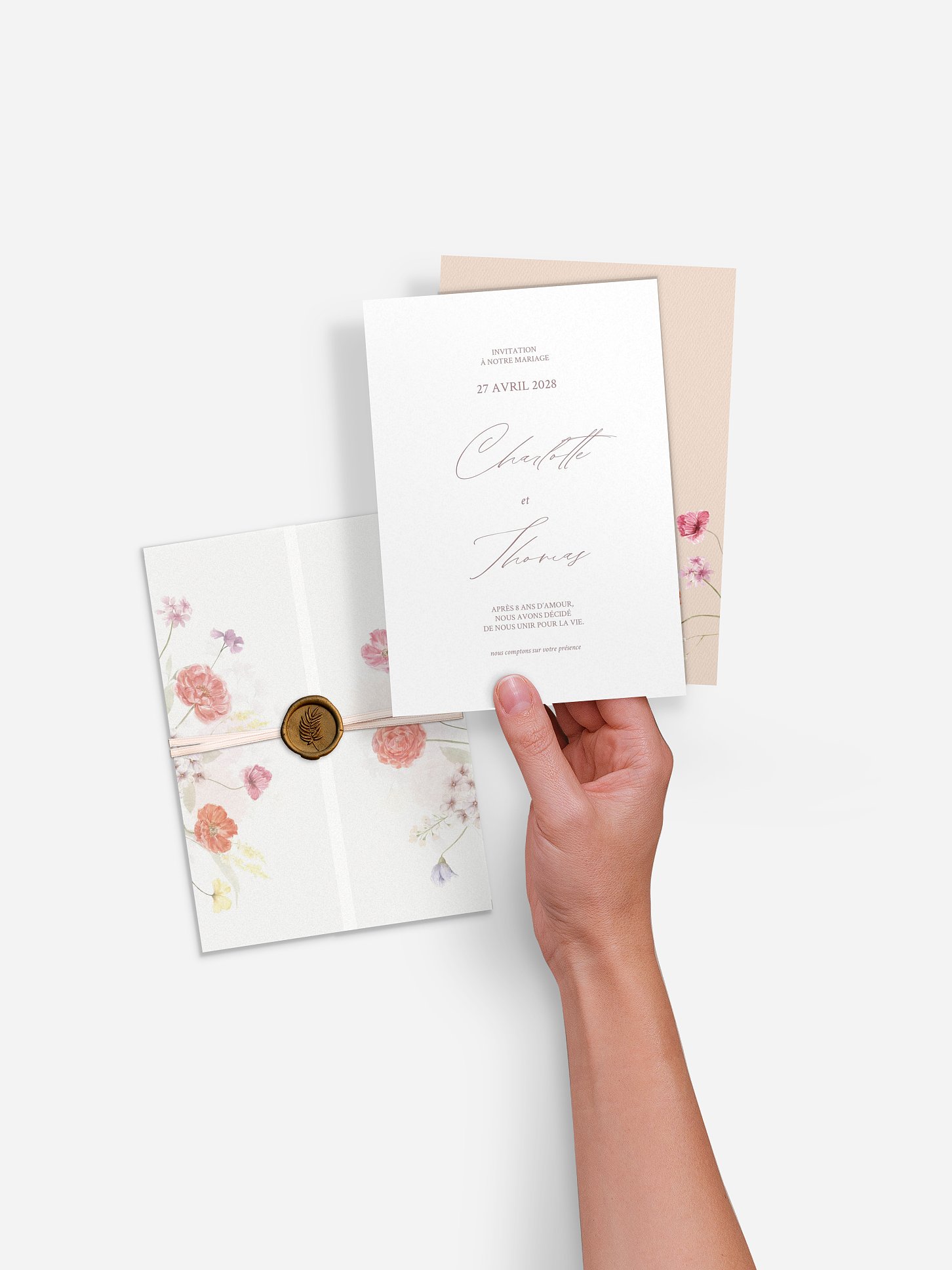 Faire-part de mariage Summer Flowers