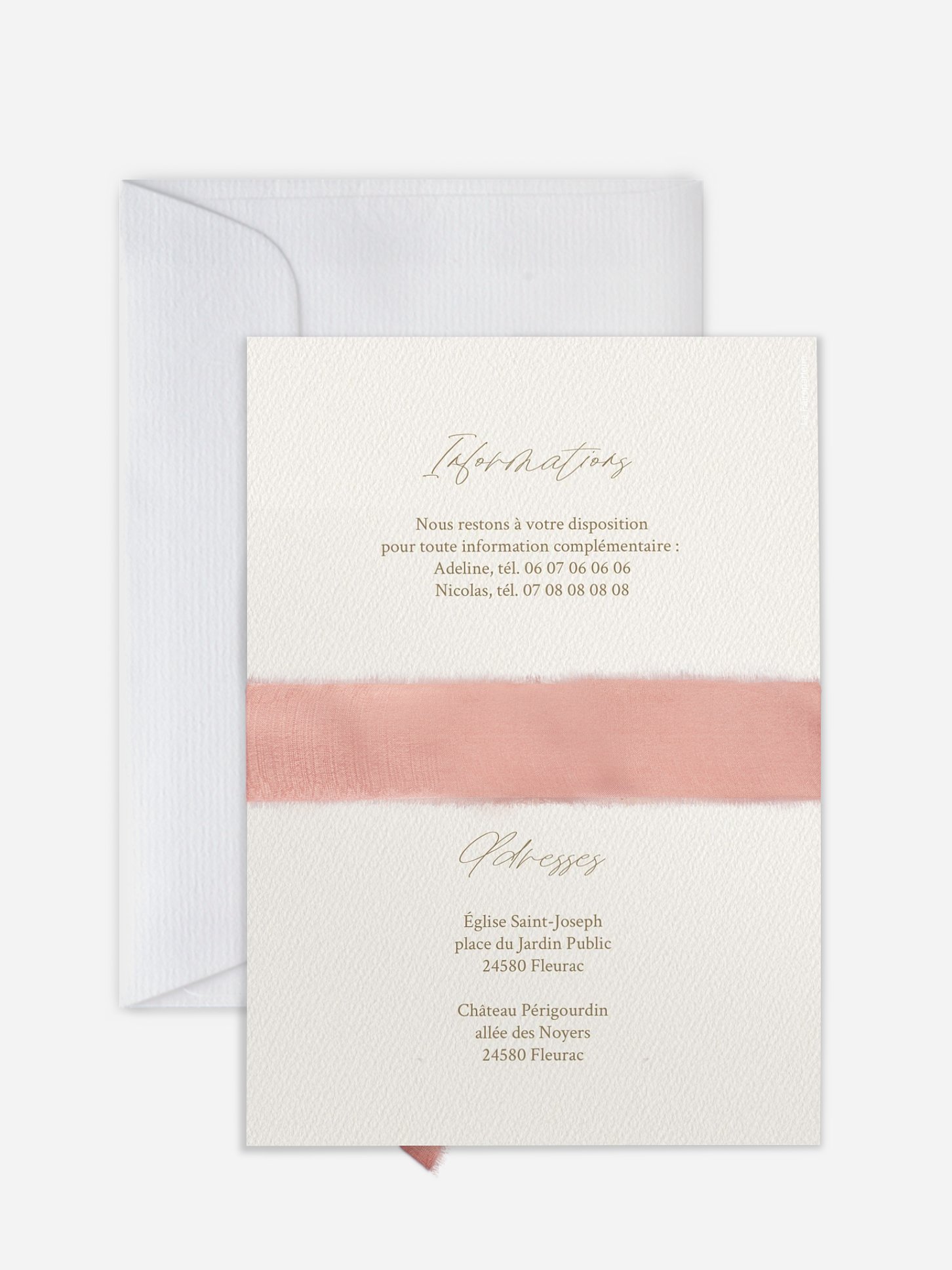 Faire-part de mariage Promesse fleurie