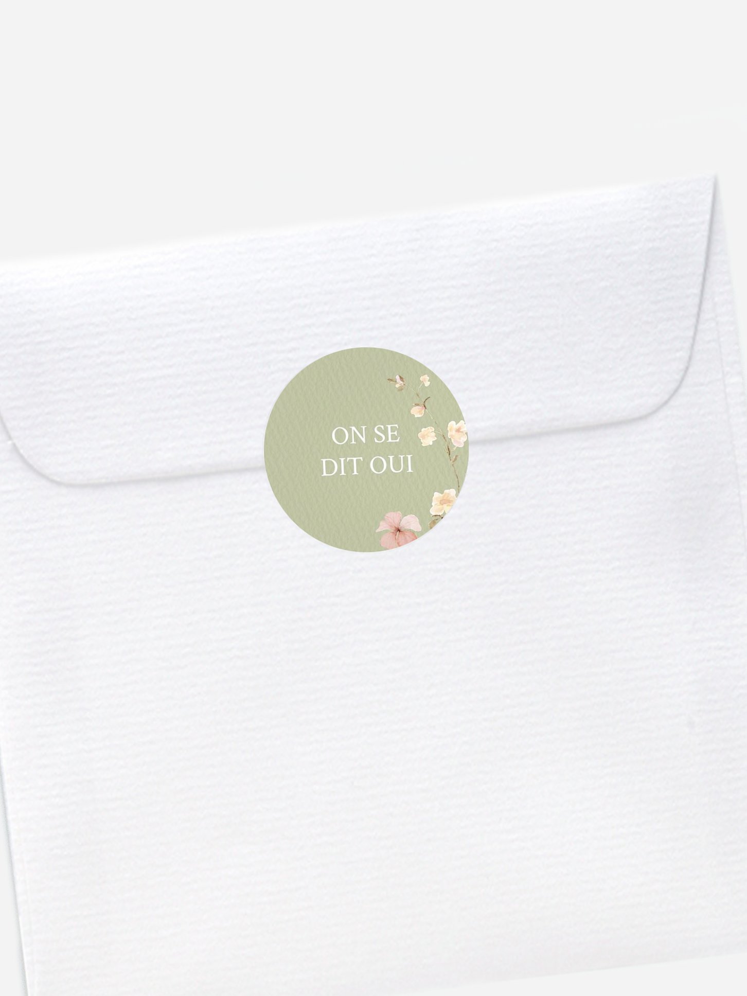 Stickers mariage Promesse fleurie