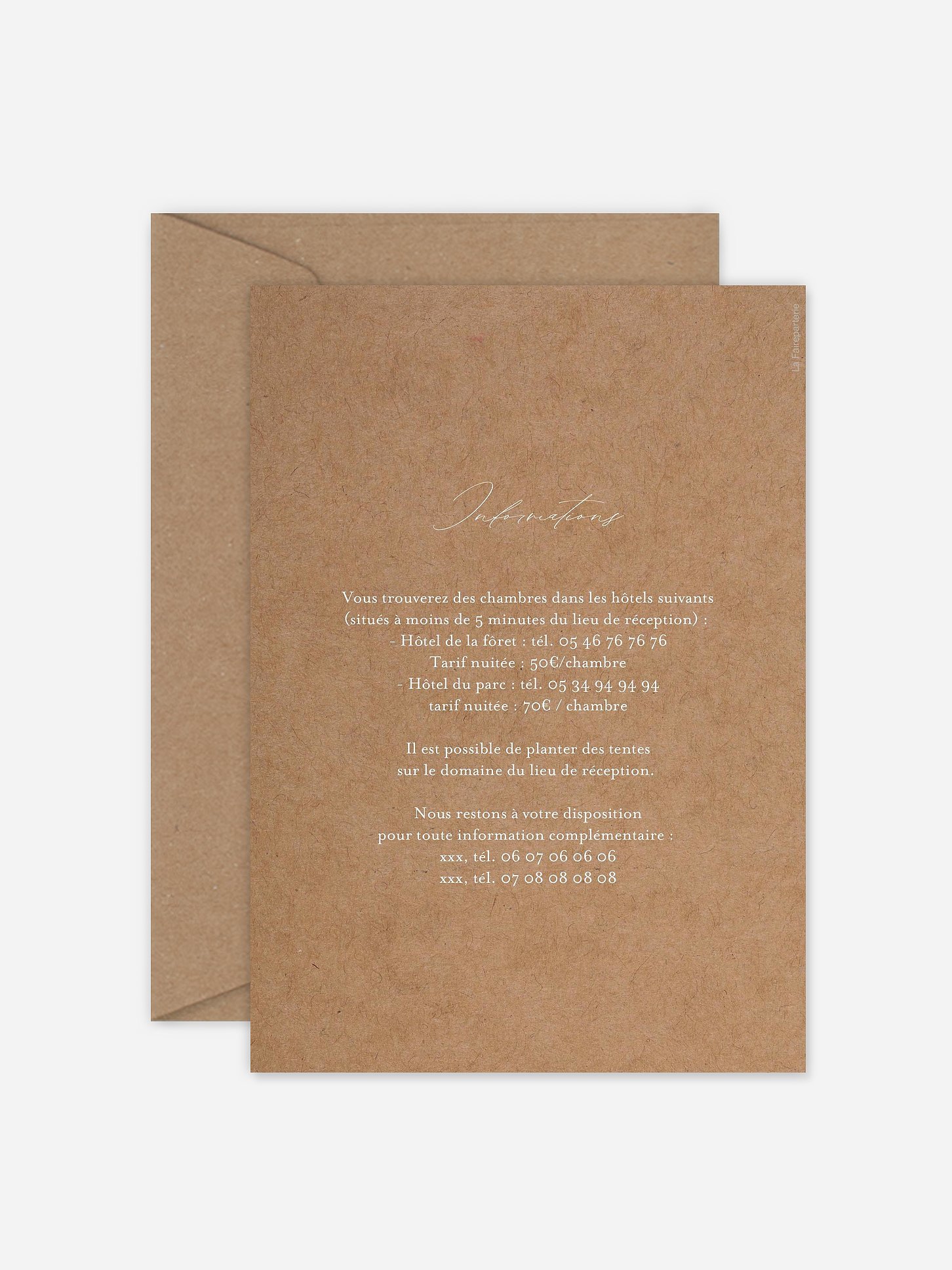 Faire-part de mariage Oui élégant