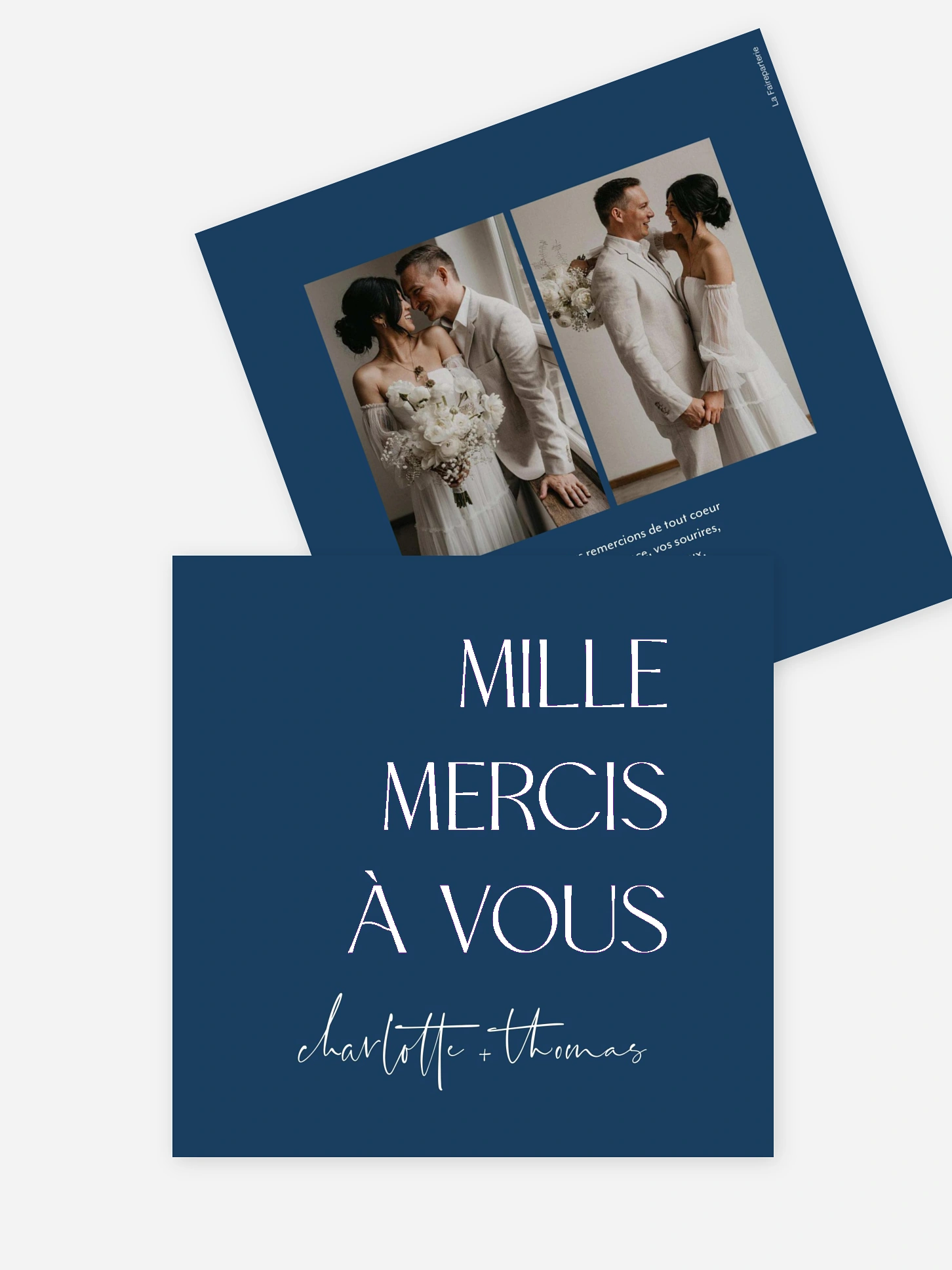 Carte de remerciements The Big Day