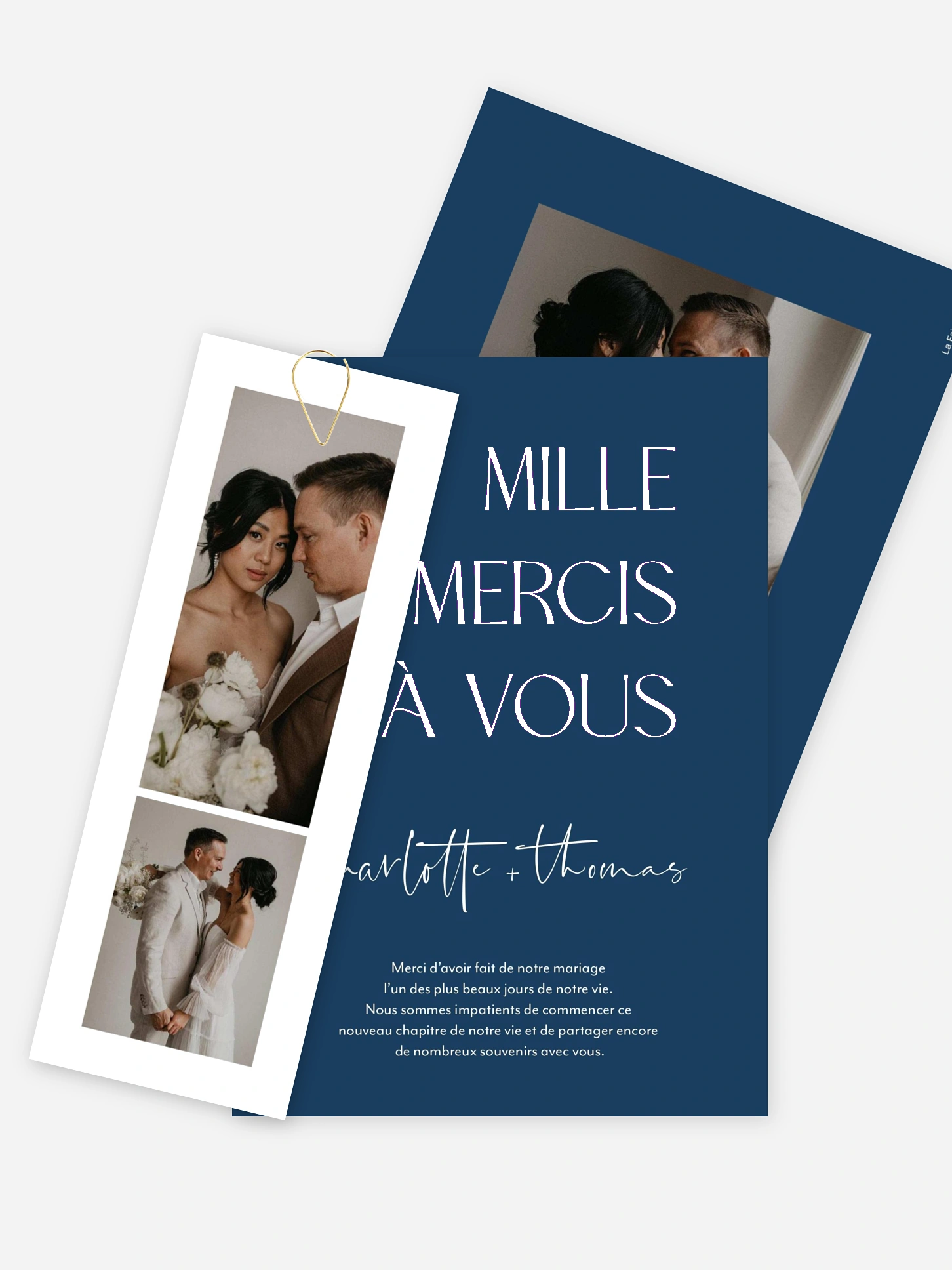 Carte de remerciements The Big Day