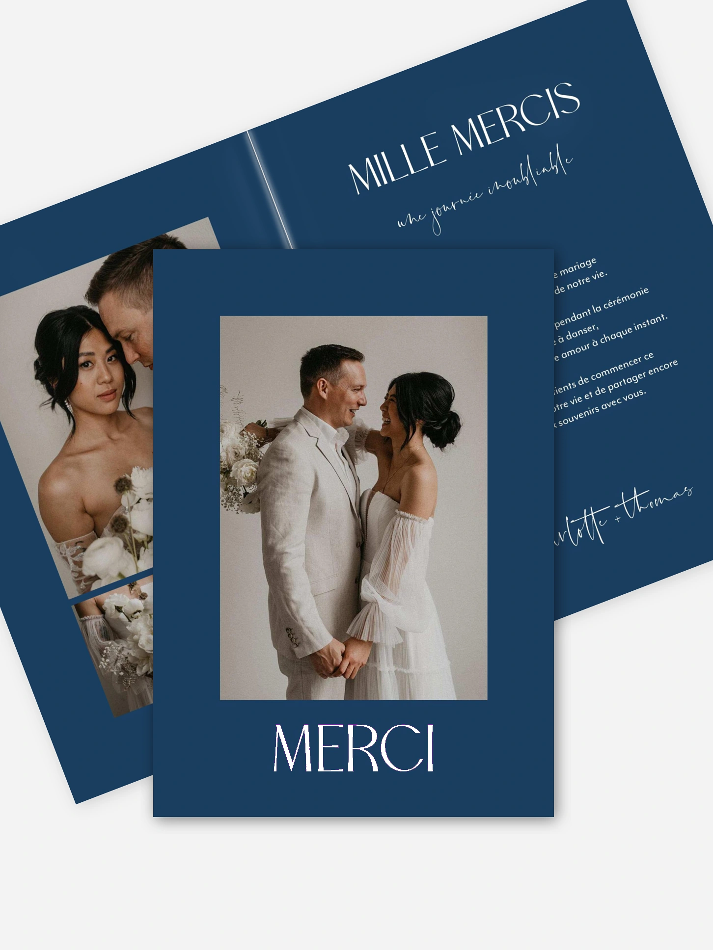 Carte de remerciements The Big Day