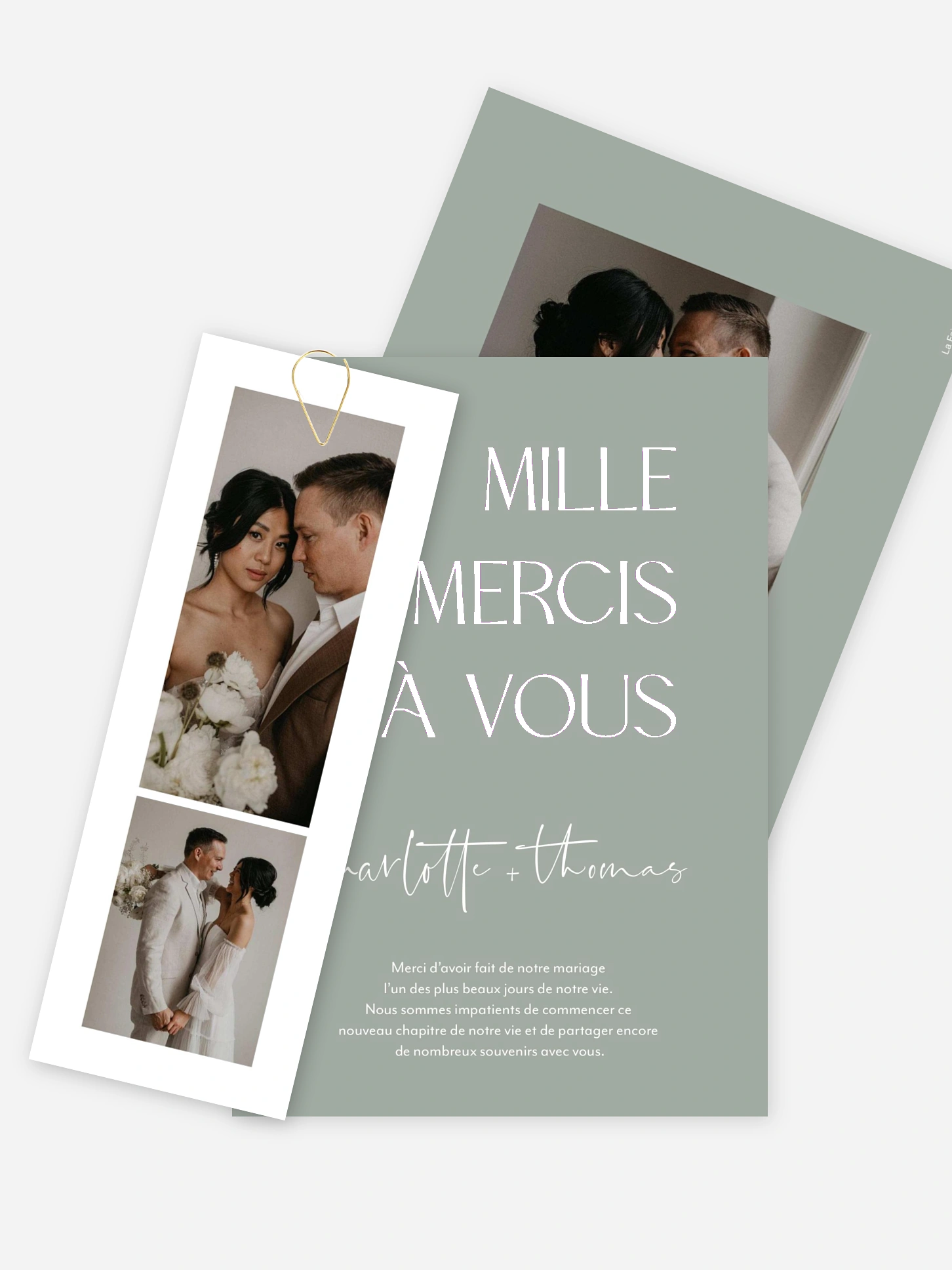 Carte de remerciements The Big Day