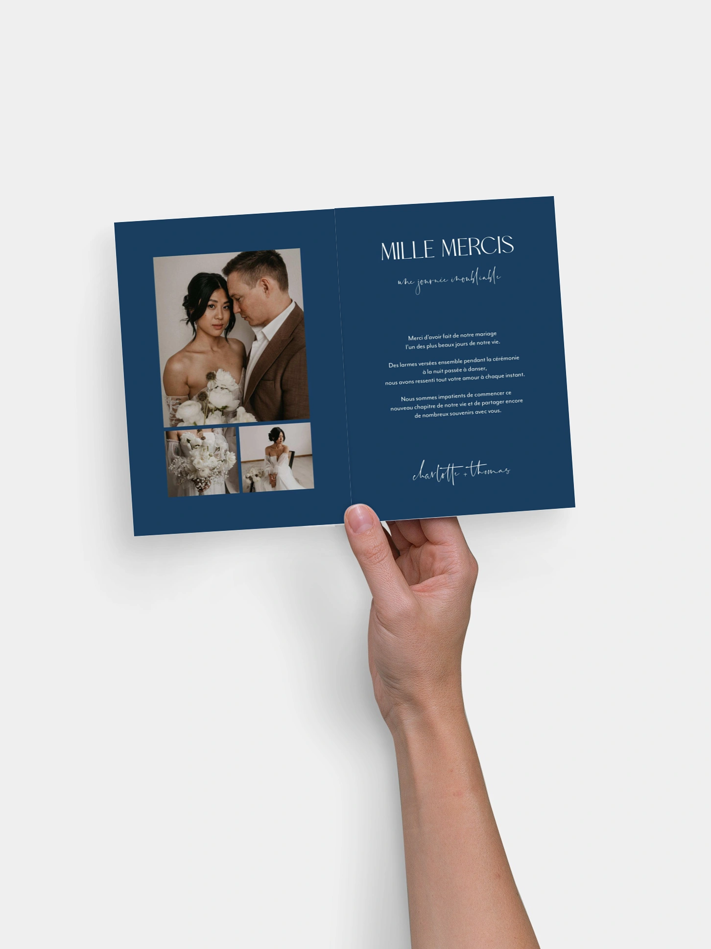 Carte de remerciements The Big Day