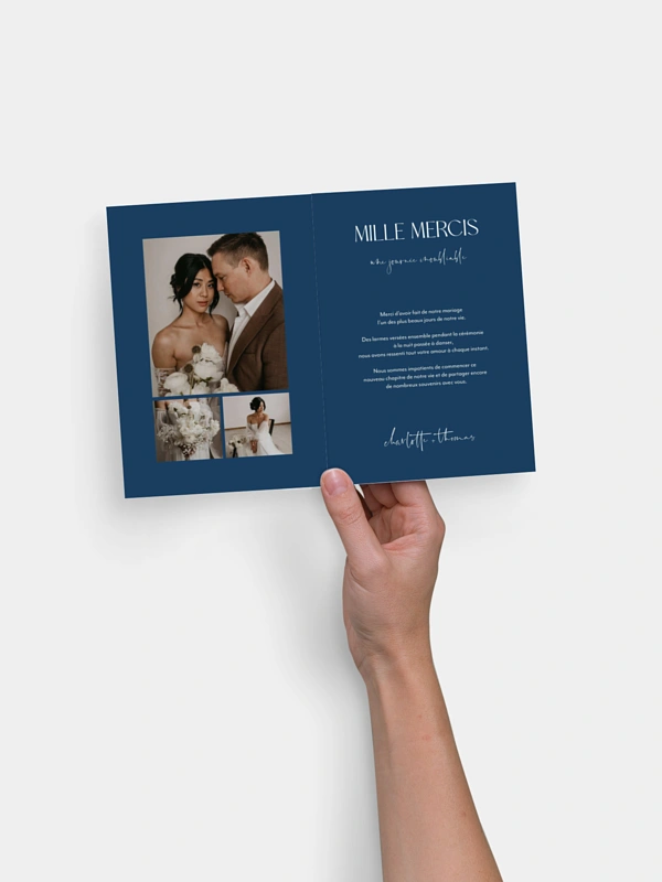 Carte de remerciements The Big Day