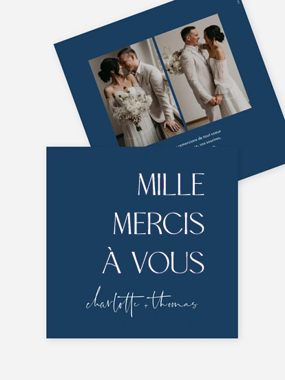 Carte de remerciements The Big Day