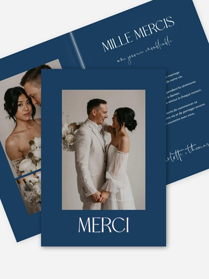 Carte de remerciements The Big Day