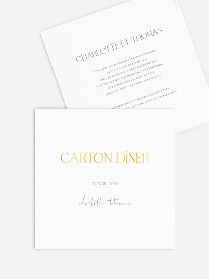 Carton d'invitation The Big Day