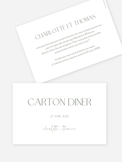 Carton d'invitation The Big Day