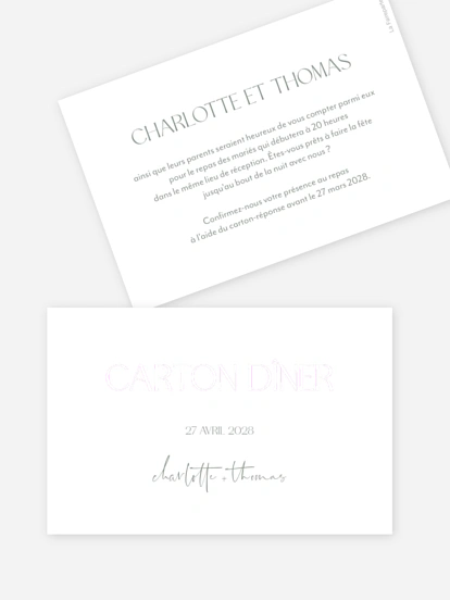 Carton d'invitation The Big Day