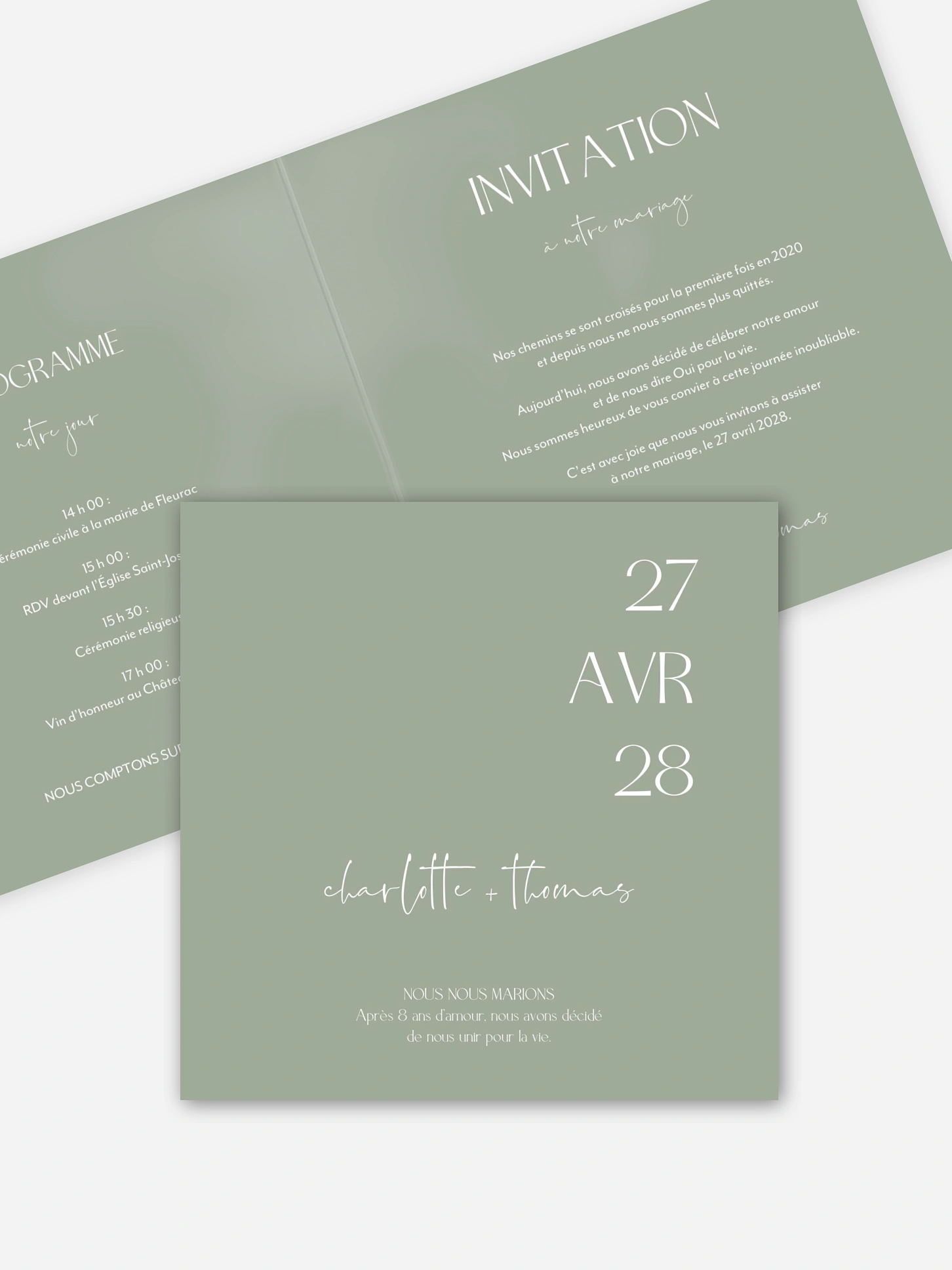 Faire-part de mariage The Big Day