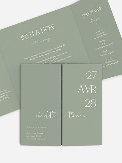 Faire-part de mariage The Big Day