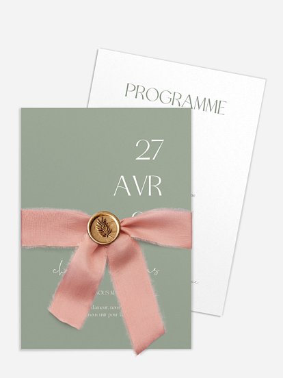 Faire-part de mariage The Big Day